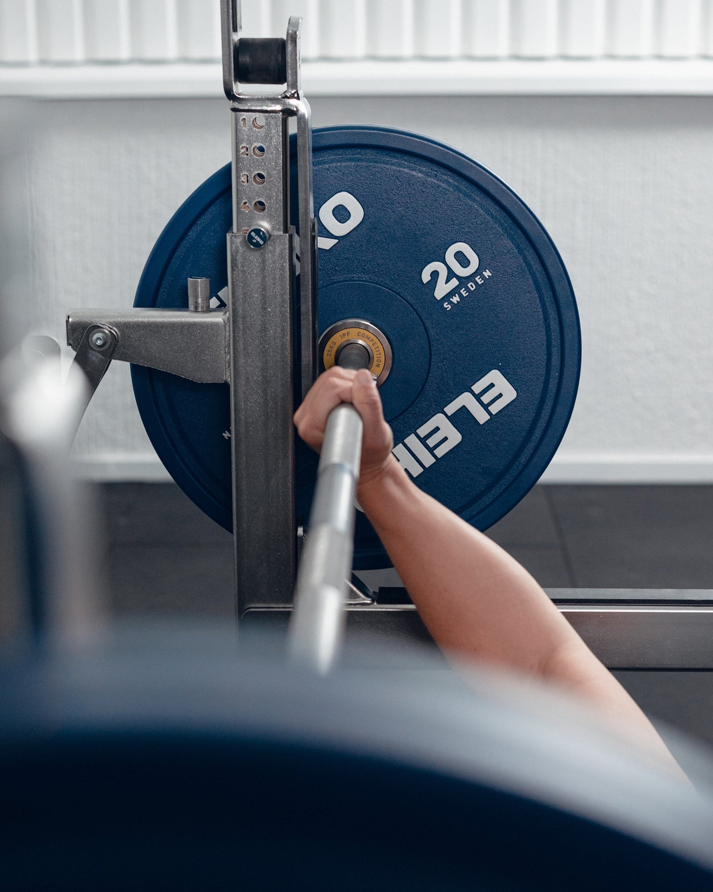 Гриф змагальний для пауерліфтингу Eleiko IPF – 20 кг