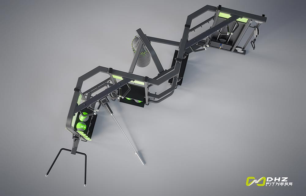 Станція для групових функціональних тренувань DHZ E360D