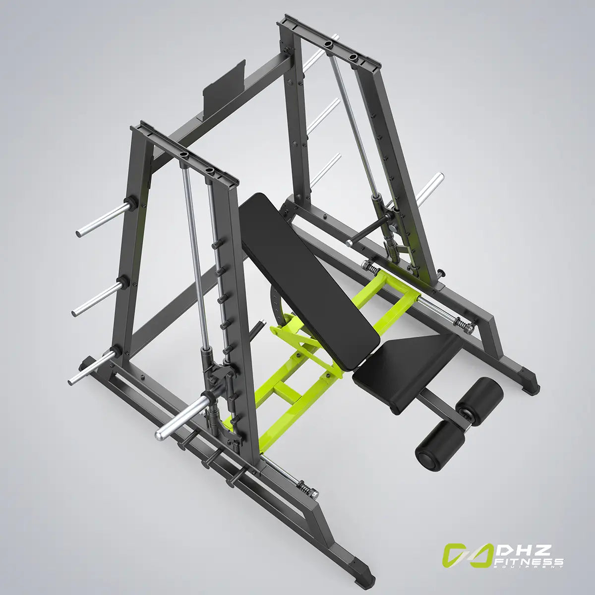 Машина Сміта для жиму сидячи (роздільне навантаження) DHZ D602